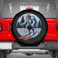 Funny Skiing Bigfoot Ski Winter Sport Yeti Snowboarder Skier Spare Tire Cover - Wonder Print Shop