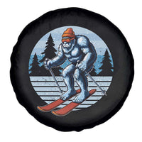 Funny Skiing Bigfoot Ski Winter Sport Yeti Snowboarder Skier Spare Tire Cover - Wonder Print Shop