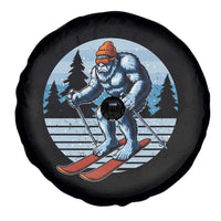 Funny Skiing Bigfoot Ski Winter Sport Yeti Snowboarder Skier Spare Tire Cover - Wonder Print Shop