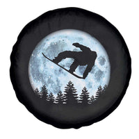 Snowboard Moon Snowboarding Winter Sports Spare Tire Cover - Wonder Print Shop