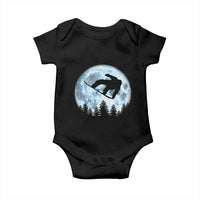 Snowboard Moon Snowboarding Winter Sports Baby Onesie - Wonder Print Shop