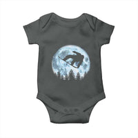 Snowboard Moon Snowboarding Winter Sports Baby Onesie - Wonder Print Shop