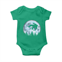 Snowboard Moon Snowboarding Winter Sports Baby Onesie - Wonder Print Shop