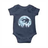 Snowboard Moon Snowboarding Winter Sports Baby Onesie - Wonder Print Shop