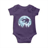 Snowboard Moon Snowboarding Winter Sports Baby Onesie - Wonder Print Shop
