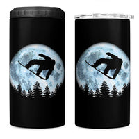 Snowboard Moon Snowboarding Winter Sports 4 in 1 Can Cooler Tumbler - Wonder Print Shop