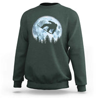 Snowboard Moon Snowboarding Winter Sports Sweatshirt - Wonder Print Shop