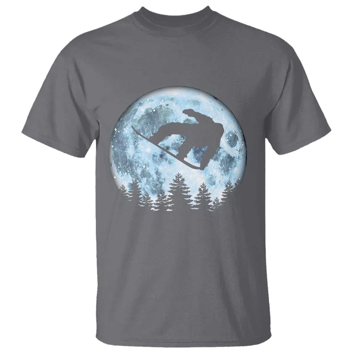 Snowboard Moon Snowboarding Winter Sports T Shirt - Wonder Print Shop
