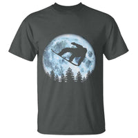 Snowboard Moon Snowboarding Winter Sports T Shirt - Wonder Print Shop