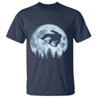 Snowboard Moon Snowboarding Winter Sports T Shirt - Wonder Print Shop