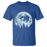 Snowboard Moon Snowboarding Winter Sports T Shirt - Wonder Print Shop