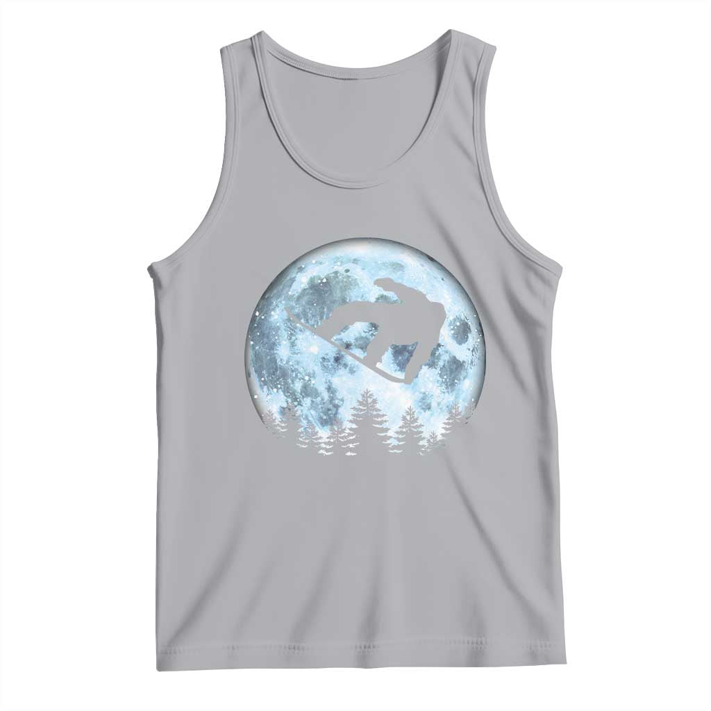 Snowboard Moon Snowboarding Winter Sports Tank Top - Wonder Print Shop