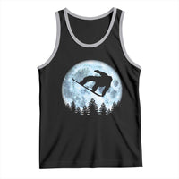 Snowboard Moon Snowboarding Winter Sports Tank Top - Wonder Print Shop