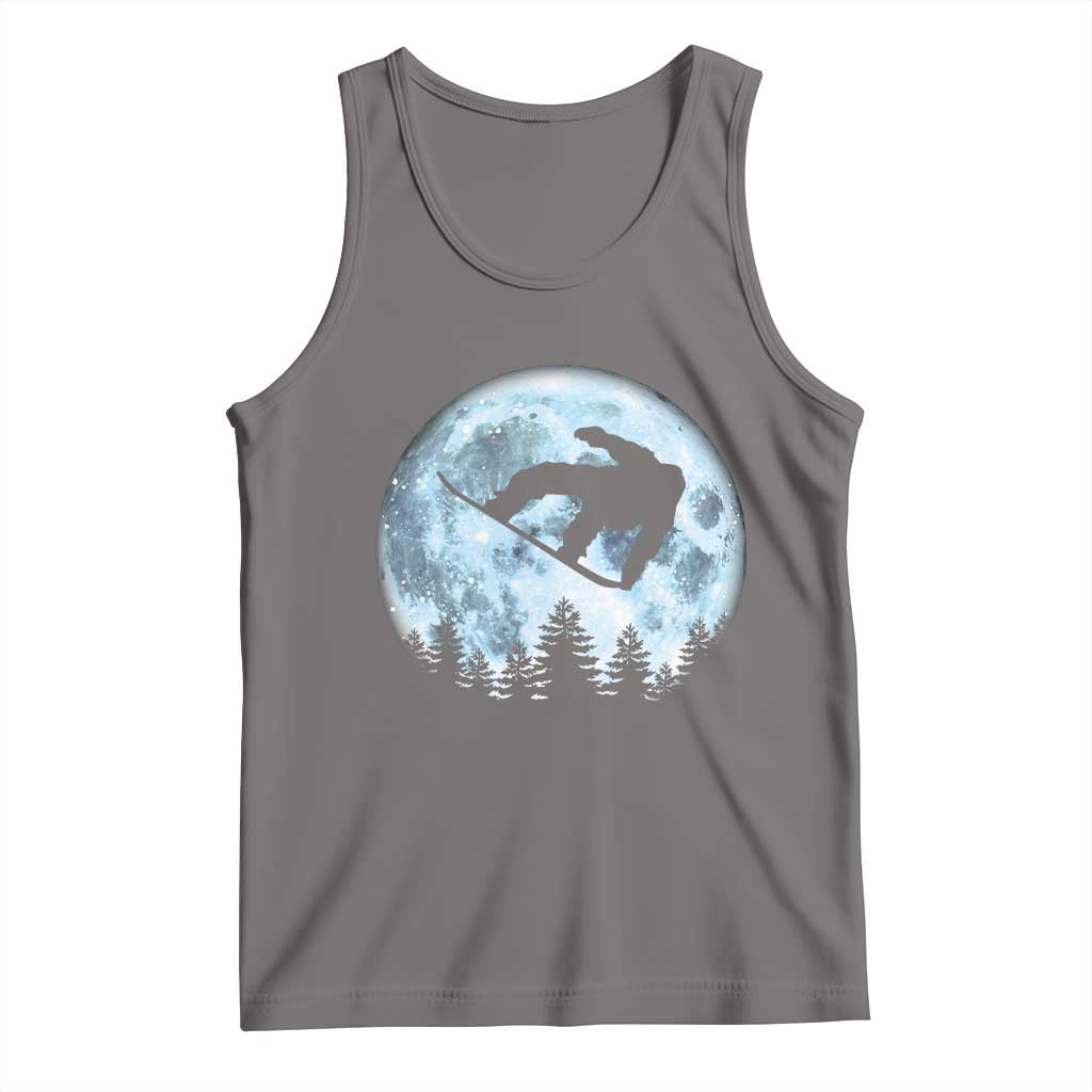 Snowboard Moon Snowboarding Winter Sports Tank Top - Wonder Print Shop