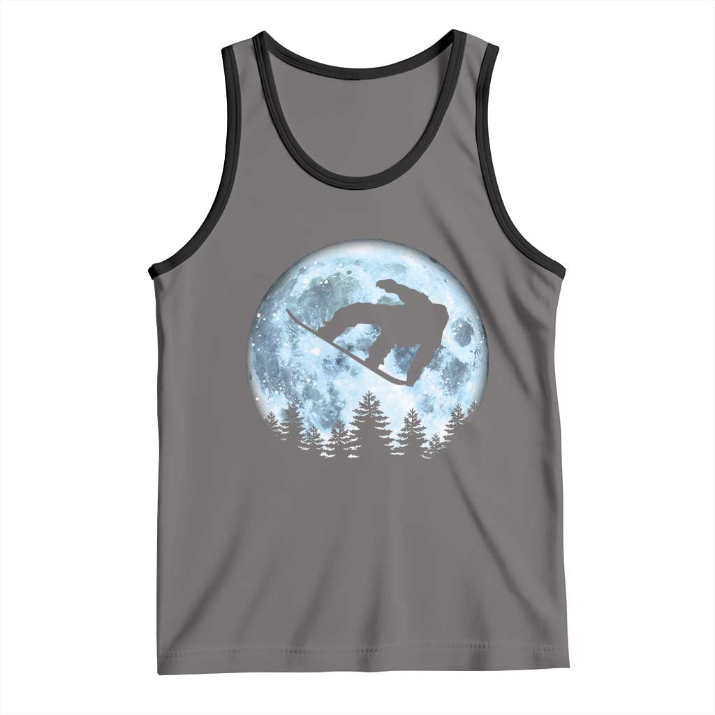 Snowboard Moon Snowboarding Winter Sports Tank Top - Wonder Print Shop