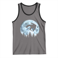 Snowboard Moon Snowboarding Winter Sports Tank Top - Wonder Print Shop