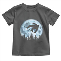 Snowboard Moon Snowboarding Winter Sports Toddler T Shirt - Wonder Print Shop