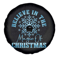Believe In The Magic Of Christmas Spare Tire Cover Xmas Snowflake - Wonder Print Shop