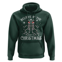 Funny Believe In The Magic Of Christmas Hoodie Xmas Skeleton - Wonder Print Shop