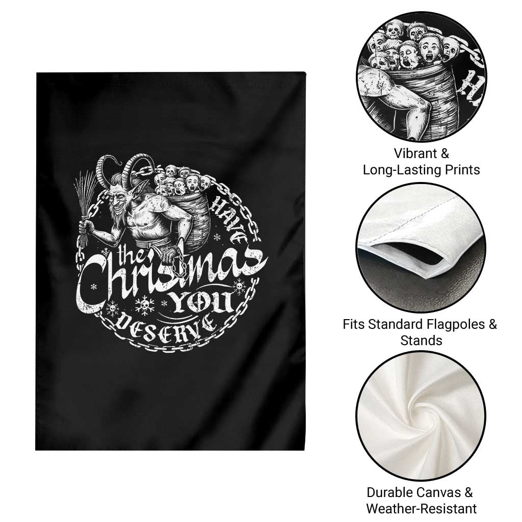 Nordic Christmas Krampus Garden Flag Have The Christmas You Deserve Horror Xmas - Wonder Print Shop