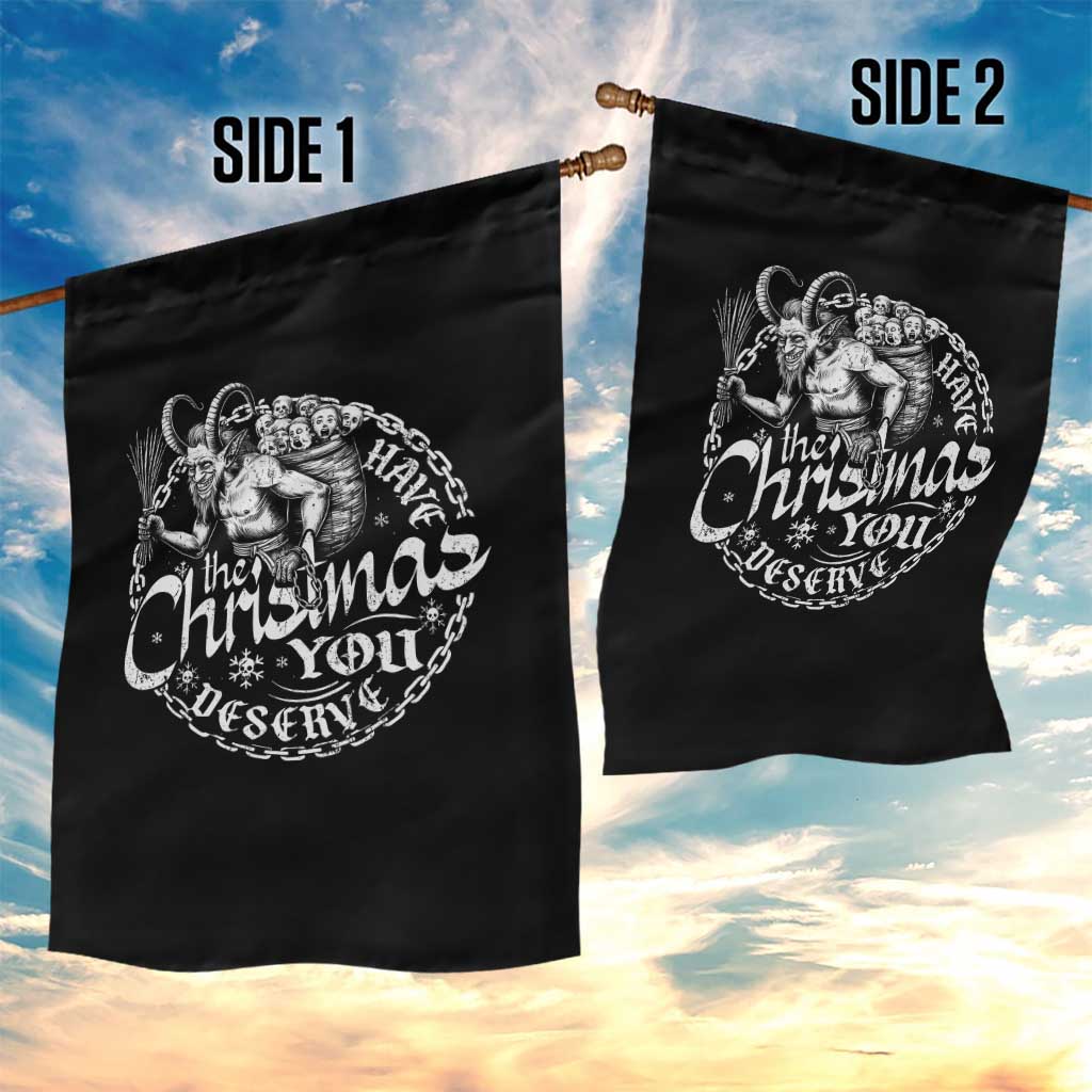Nordic Christmas Krampus Garden Flag Have The Christmas You Deserve Horror Xmas - Wonder Print Shop