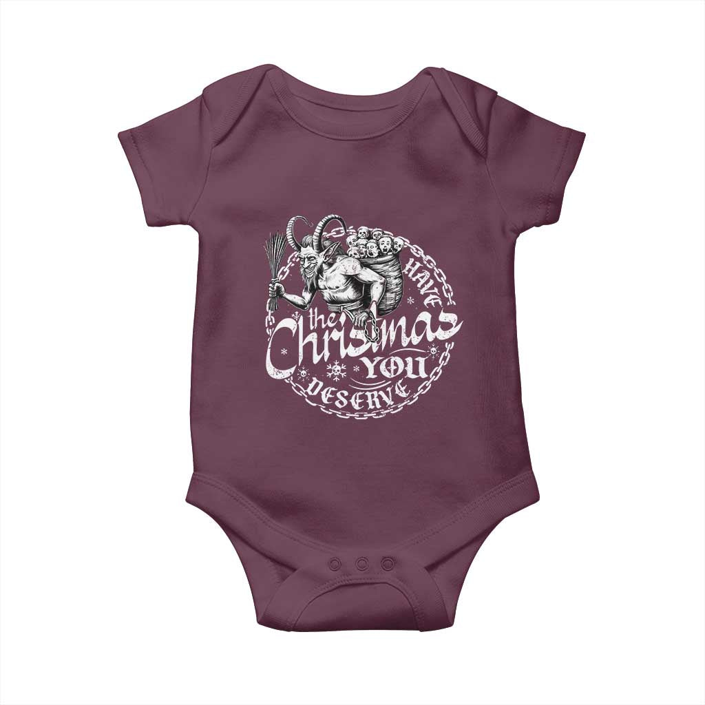 Nordic Christmas Krampus Baby Onesie Have The Christmas You Deserve Horror Xmas - Wonder Print Shop