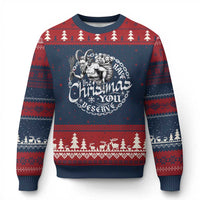 Nordic Xmas Krampus Ugly Christmas Sweater Have The Xmas You Deserve Horror Xmas - Wonder Print Shop