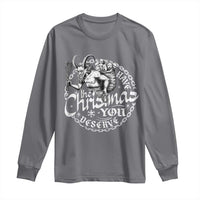 Nordic Christmas Krampus Long Sleeve Shirt Have The Christmas You Deserve Horror Xmas - Wonder Print Shop