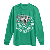 Nordic Christmas Krampus Long Sleeve Shirt Have The Christmas You Deserve Horror Xmas - Wonder Print Shop
