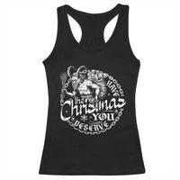 Nordic Christmas Krampus Racerback Tank Top Have The Christmas You Deserve Horror Xmas - Wonder Print Shop