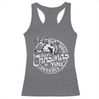 Nordic Christmas Krampus Racerback Tank Top Have The Christmas You Deserve Horror Xmas - Wonder Print Shop