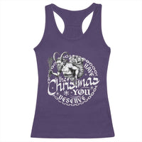 Nordic Christmas Krampus Racerback Tank Top Have The Christmas You Deserve Horror Xmas - Wonder Print Shop