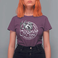 Nordic Christmas Krampus T Shirt For Women Have The Christmas You Deserve Horror Xmas - Wonder Print Shop