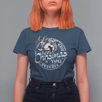 Nordic Christmas Krampus T Shirt For Women Have The Christmas You Deserve Horror Xmas - Wonder Print Shop