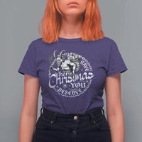 Nordic Christmas Krampus T Shirt For Women Have The Christmas You Deserve Horror Xmas - Wonder Print Shop