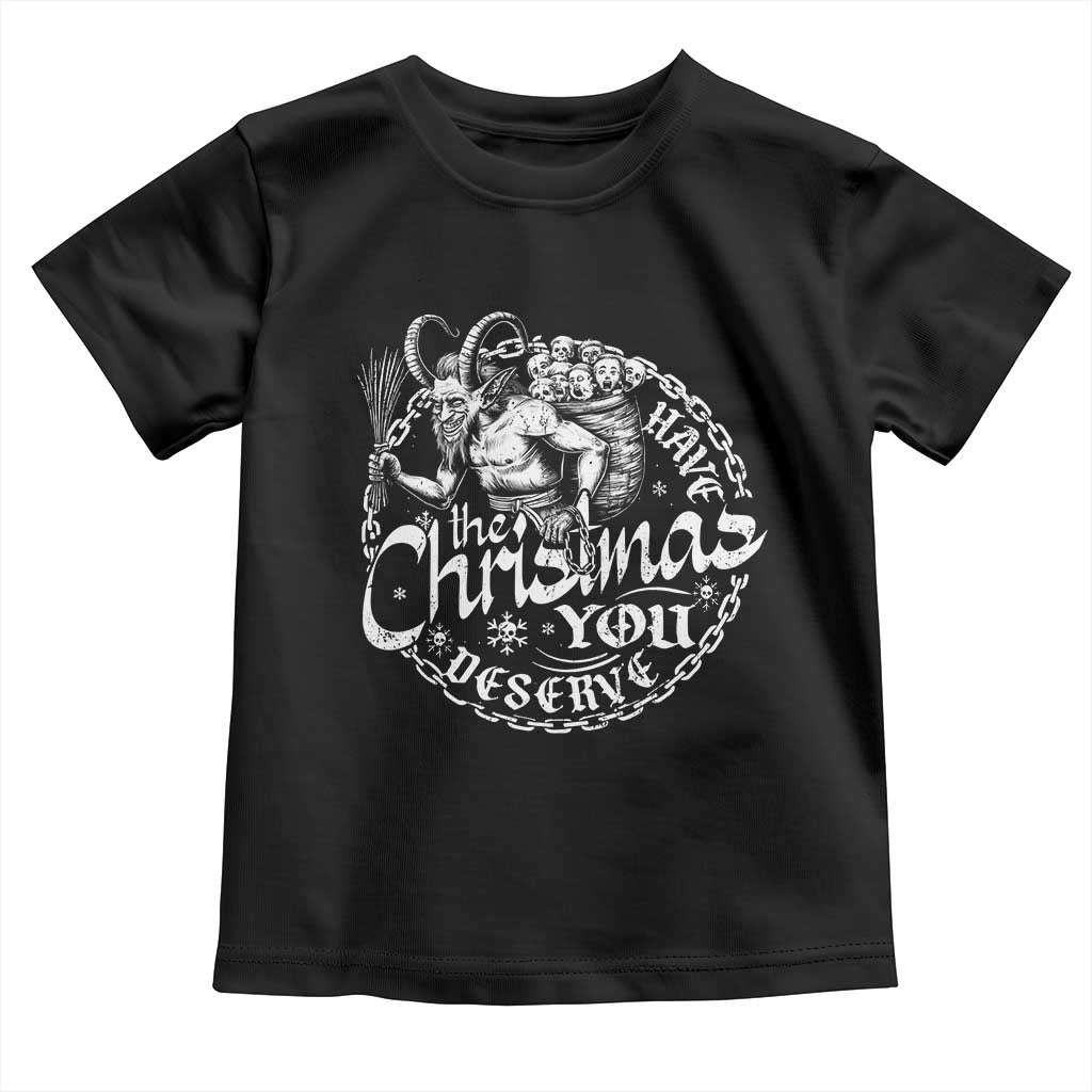 Nordic Christmas Krampus Toddler T Shirt Have The Christmas You Deserve Horror Xmas - Wonder Print Shop