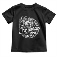 Nordic Christmas Krampus Toddler T Shirt Have The Christmas You Deserve Horror Xmas - Wonder Print Shop