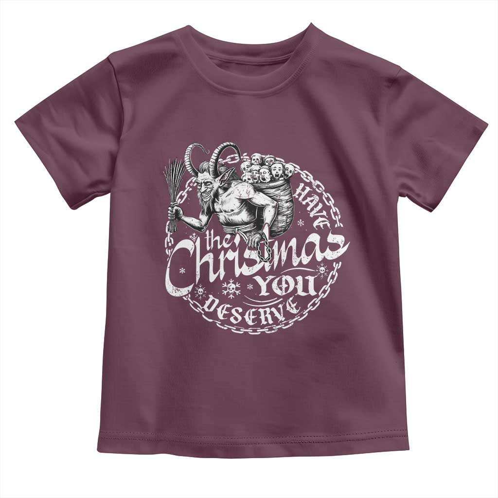 Nordic Christmas Krampus Toddler T Shirt Have The Christmas You Deserve Horror Xmas - Wonder Print Shop