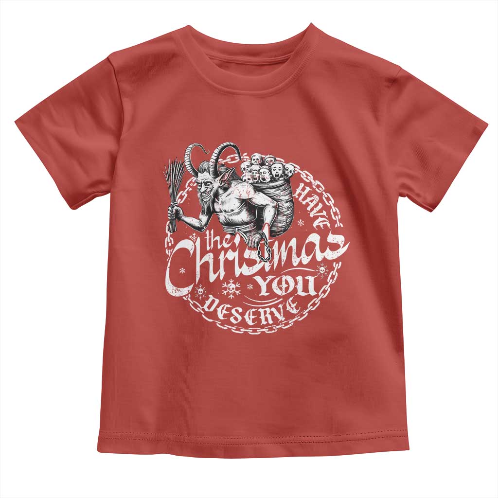 Nordic Christmas Krampus Toddler T Shirt Have The Christmas You Deserve Horror Xmas - Wonder Print Shop