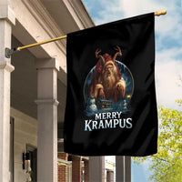Christmas Krampus Garden Flag Merry Krampus Pagan Yule Nordic Xmas - Wonder Print Shop