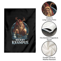 Christmas Krampus Garden Flag Merry Krampus Pagan Yule Nordic Xmas - Wonder Print Shop