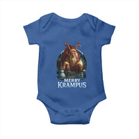 Christmas Krampus Baby Onesie Merry Krampus Pagan Yule Nordic Xmas - Wonder Print Shop