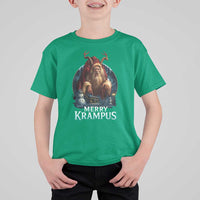 Christmas Krampus T Shirt For Kid Merry Krampus Pagan Yule Nordic Xmas - Wonder Print Shop