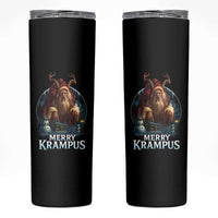 Christmas Krampus Skinny Tumbler Merry Krampus Pagan Yule Nordic Xmas - Wonder Print Shop
