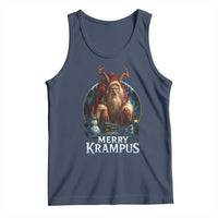 Christmas Krampus Tank Top Merry Krampus Pagan Yule Nordic Xmas - Wonder Print Shop