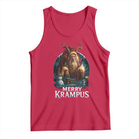 Christmas Krampus Tank Top Merry Krampus Pagan Yule Nordic Xmas - Wonder Print Shop