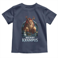 Christmas Krampus Toddler T Shirt Merry Krampus Pagan Yule Nordic Xmas - Wonder Print Shop