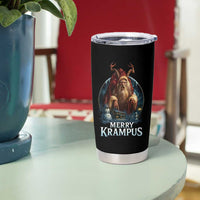 Christmas Krampus Tumbler Cup Merry Krampus Pagan Yule Nordic Xmas - Wonder Print Shop