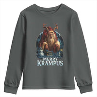 Christmas Krampus Youth Sweatshirt Merry Krampus Pagan Yule Nordic Xmas - Wonder Print Shop