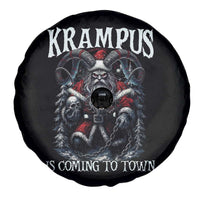 Nordic Christmas Krampus Spare Tire Cover Krampus Is Coming To Town Horror Holiday Xmas - Wonder Print Shop